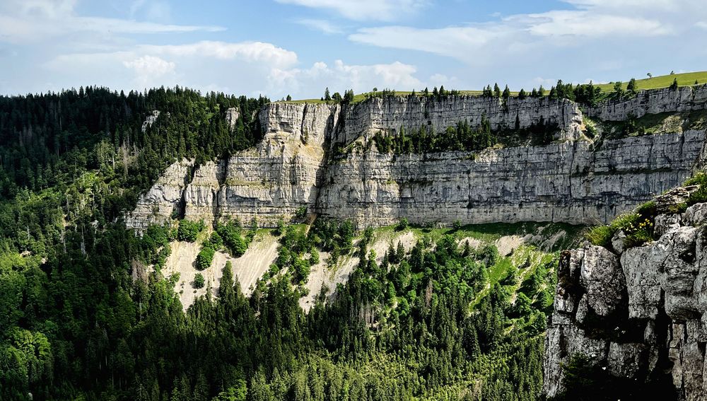 Creux du Van  , der   "Grand  Canyon " der Schweiz 