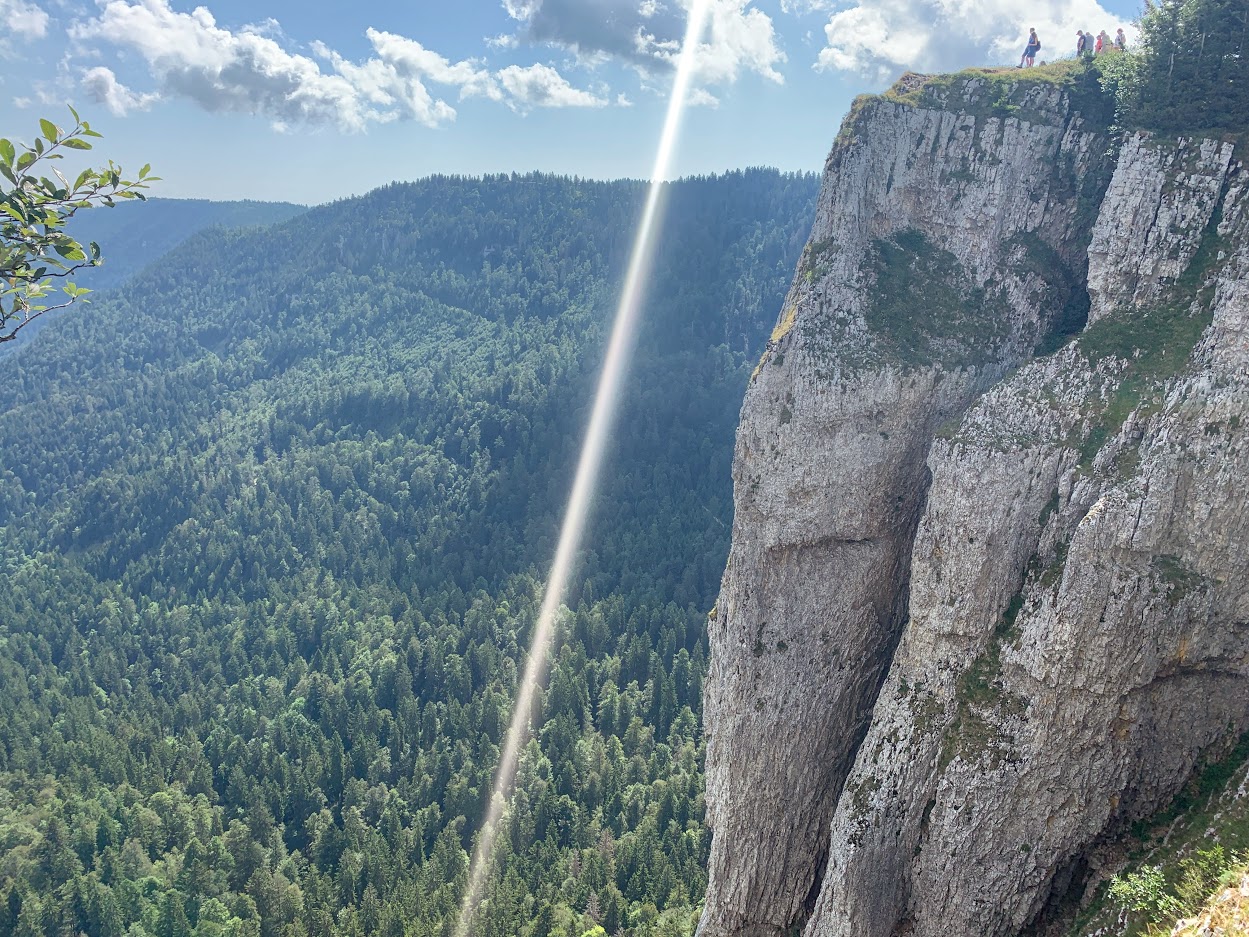 Creux du Van Lichtstrahl