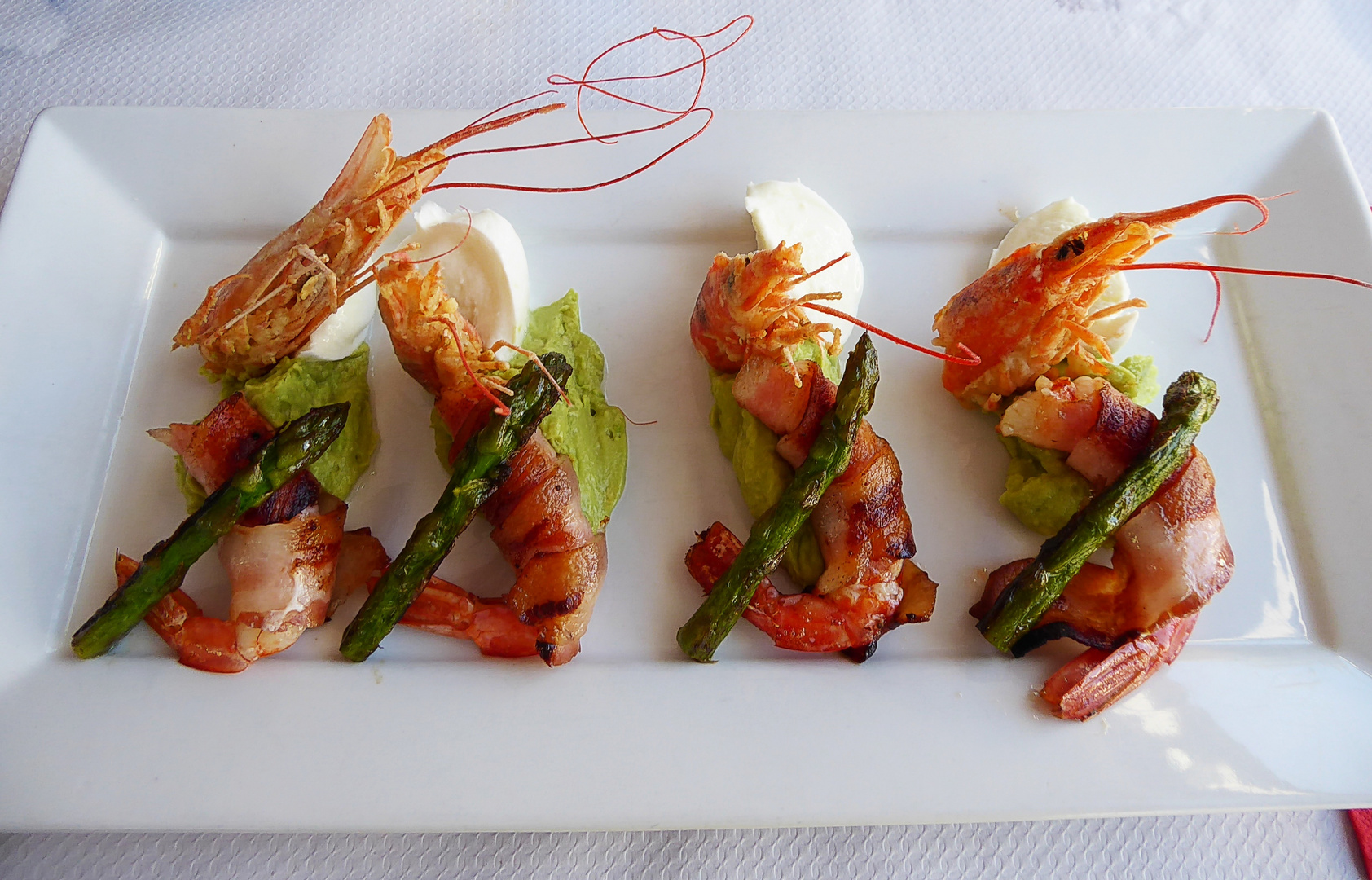 Crevettes aux asperges