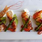 Crevettes aux asperges