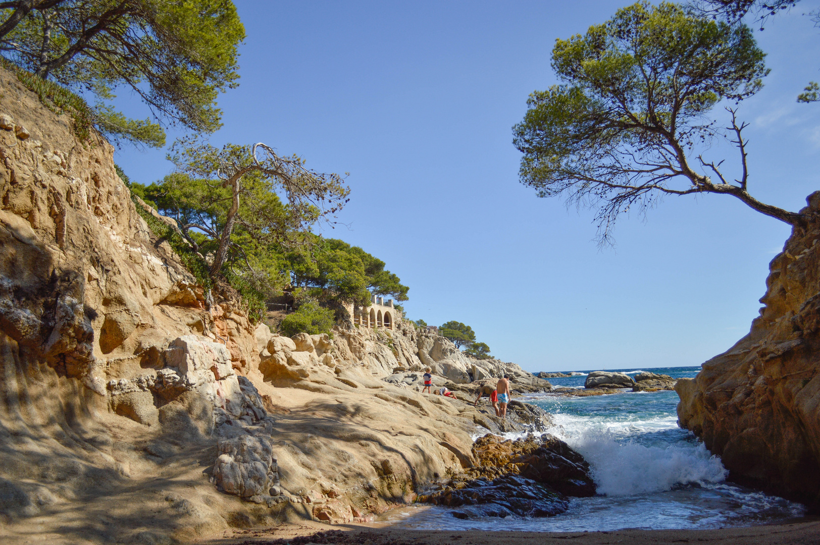 Crique de la Cala Del Pi, Platja d'Aro, Espagne