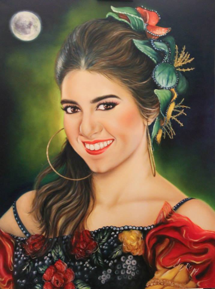 Crisina Felfle - reina carnaval de Barranquilla 2015