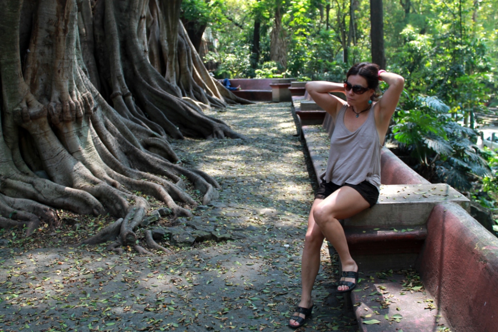 Cristina en el parque Melchor Ocampo 2