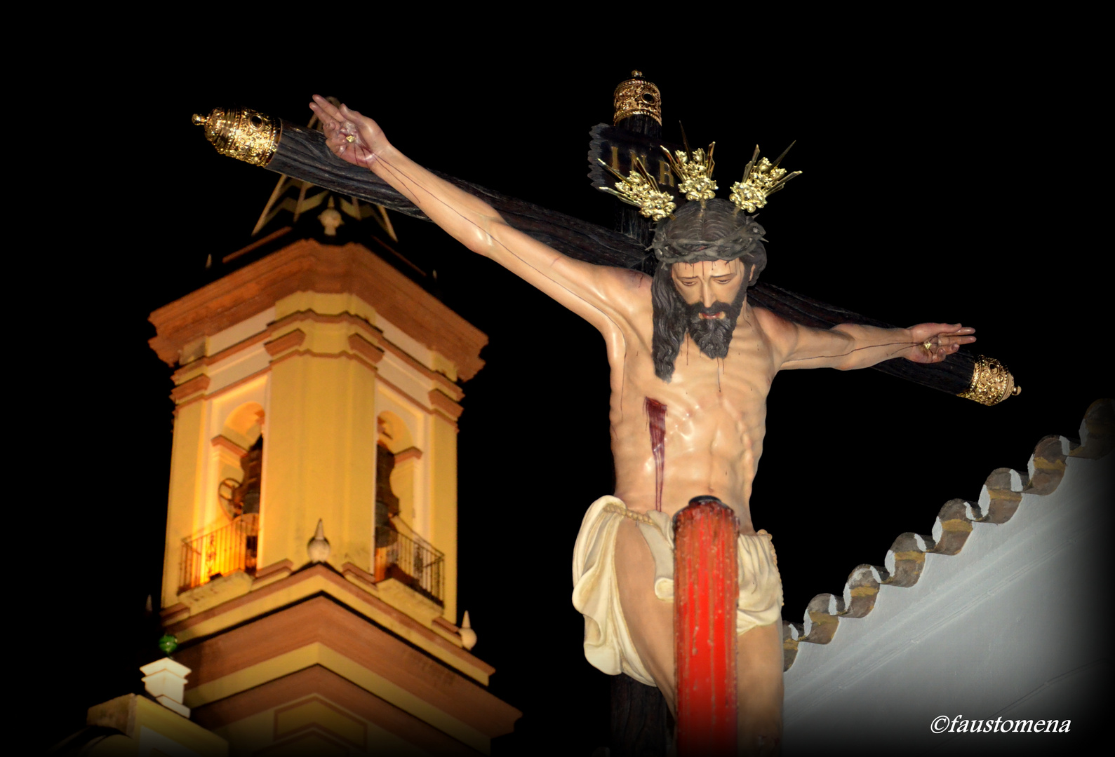 Cristo de la Vera Cruz en la Semana Santa de Estepona 2014