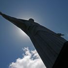 Cristo Redentor im Gegenlicht