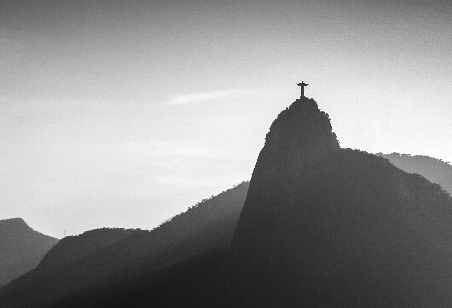 Cristo Redentor s/w (nach Anregung)