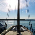 Croatia, Krk, Malinska Marina, sailing boat