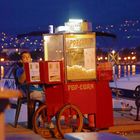 Croatia, Krk, Silo, popcorn seller
