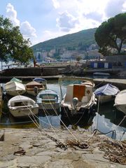 Croatia, Opatija, small ancient harbour