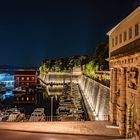 CROATIA : SMALL HARBOUR FASO WITH CITY WALL