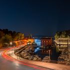 CROATIA - ZADAR - HARBOUR FOSA BY NIGHT