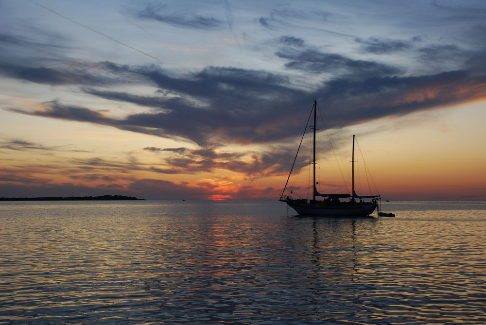 Croazia - Tramonto sul Mare a Fazana