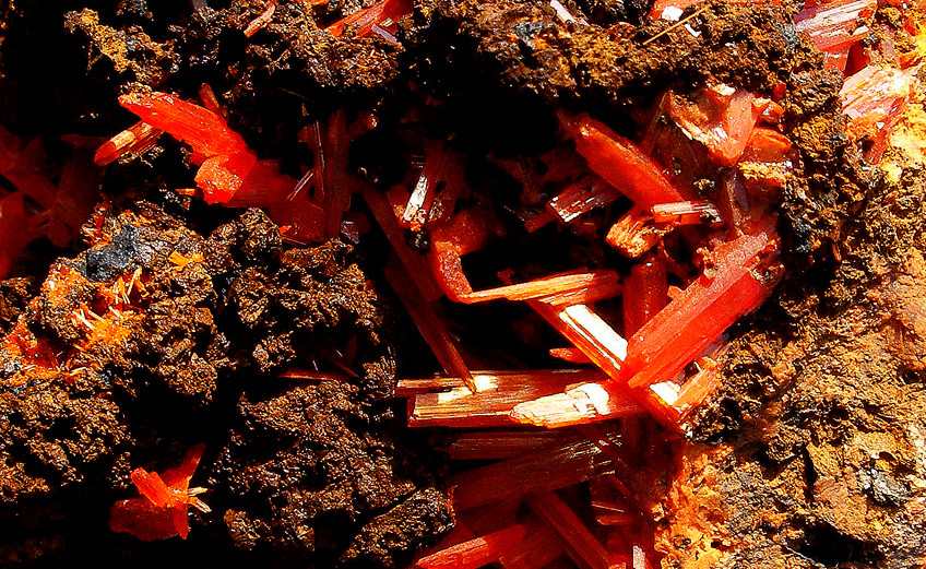 Crocoite dalla lontana Tasmania