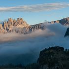 Croda da Lago und Lastoi de Formin im letzten Abendlicht ...