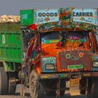 Croisement sur les routes du Rajasthan.