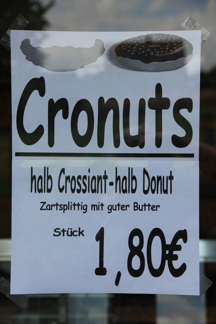 Cronuts nur in New York????? Nein..