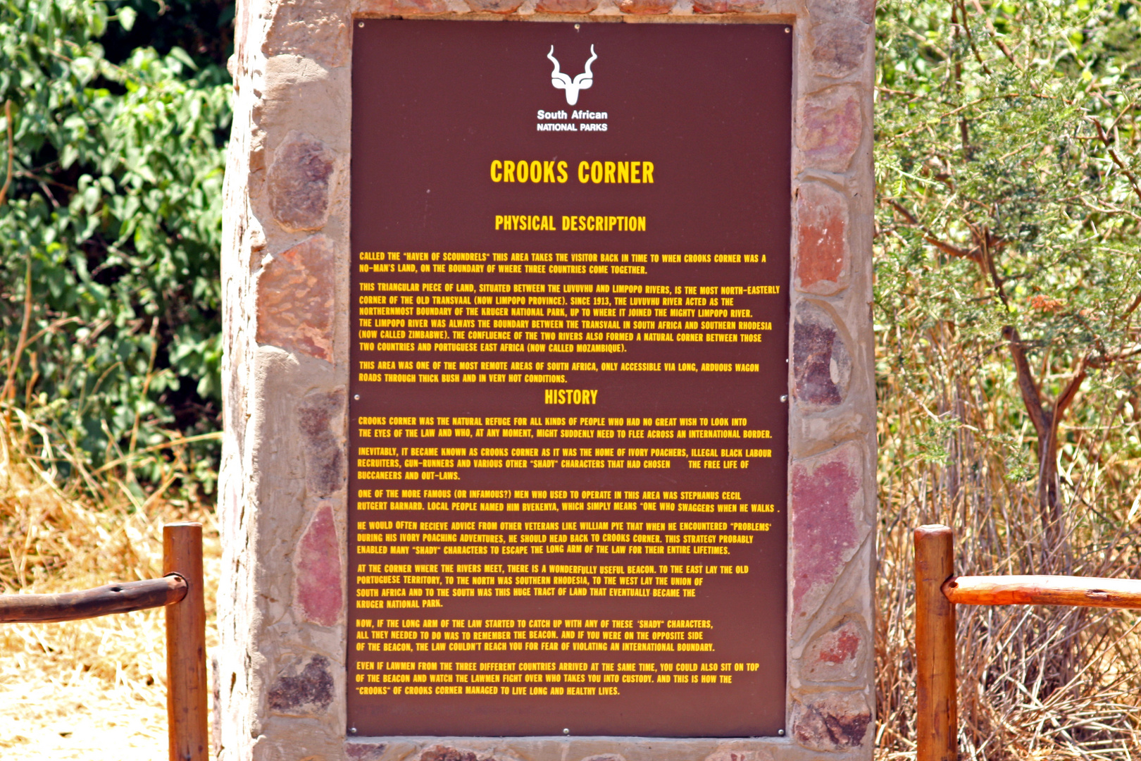 Crooks Corner - Dreiländereck Südafrika, Simbabwe und Mozambique - Am Limpopo River