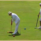 croquet players at belsay