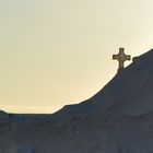 Cross at sunset