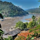 Cross flow Salween river