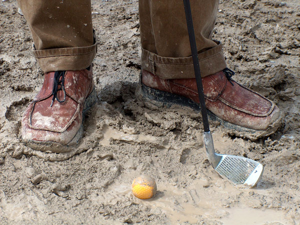 Crossgolf - Beim Abschlag