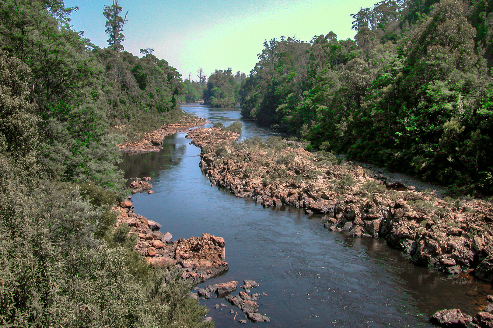 Crossing Arthur River at Kanunnan Bridge