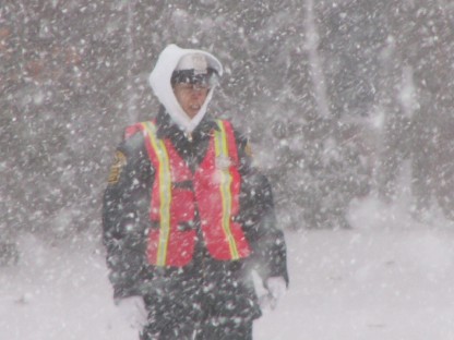 Crossing Guard In Snow Storm--Konica Minolta (auto)