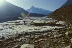 Crossing near the spring of Brahmaputra