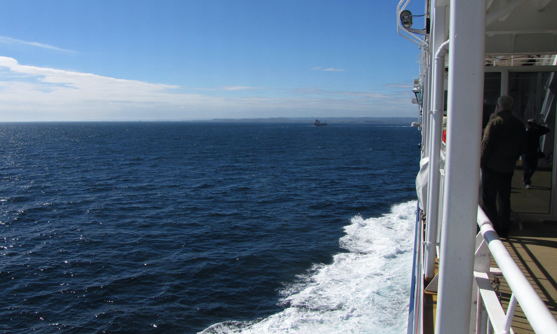 Crossing Skagerrak to Norwegian coast by ColorLine MS Color Fantasy