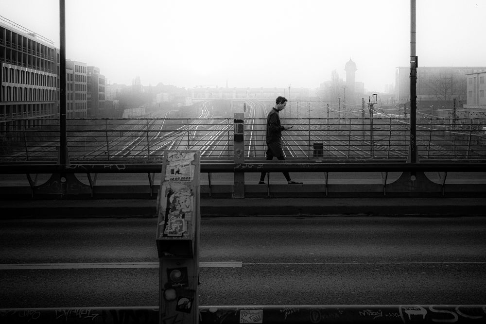 crossing the bridge