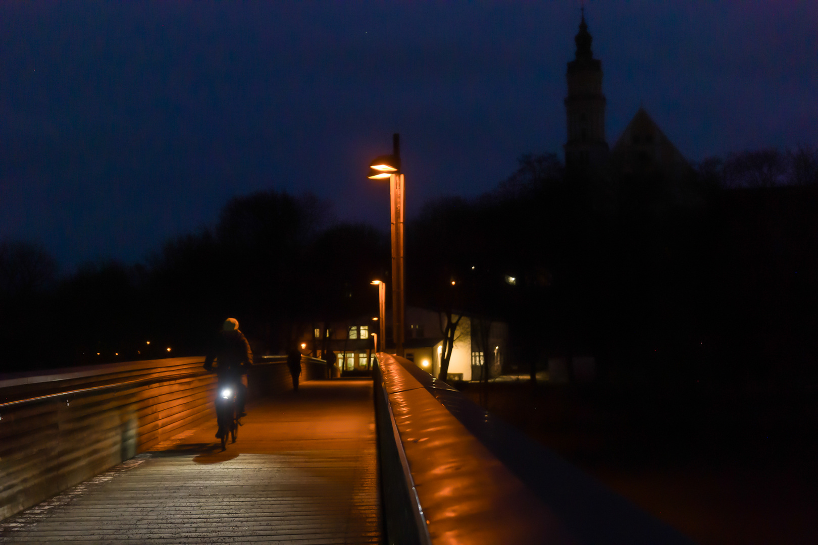 crossing the bridge