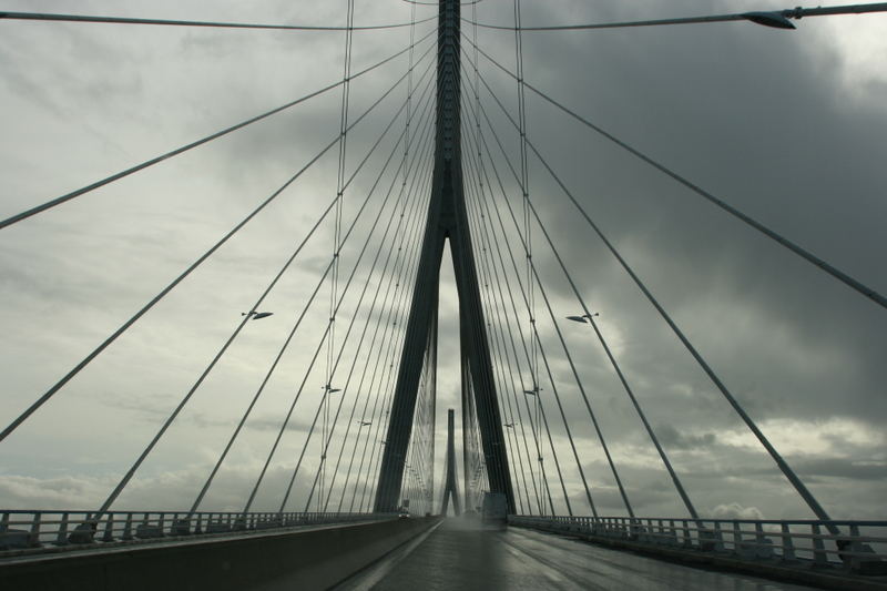 crossing the bridge