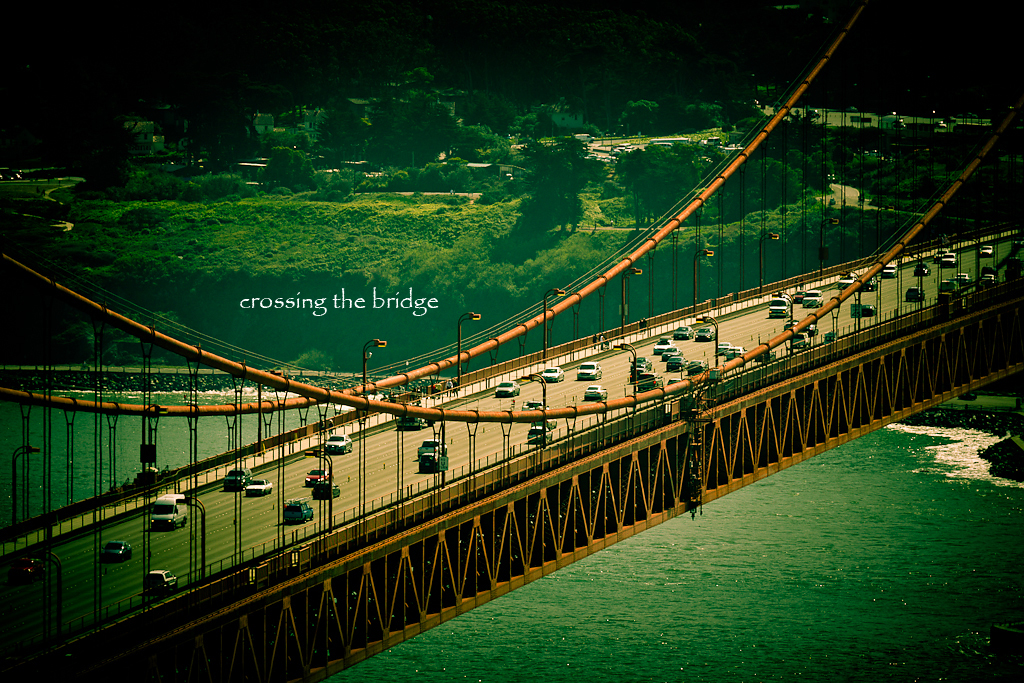 crossing the bridge