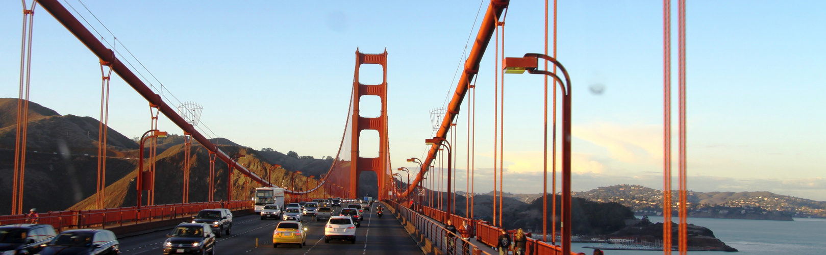 Crossing the Golden Gate Bridge 2014-11