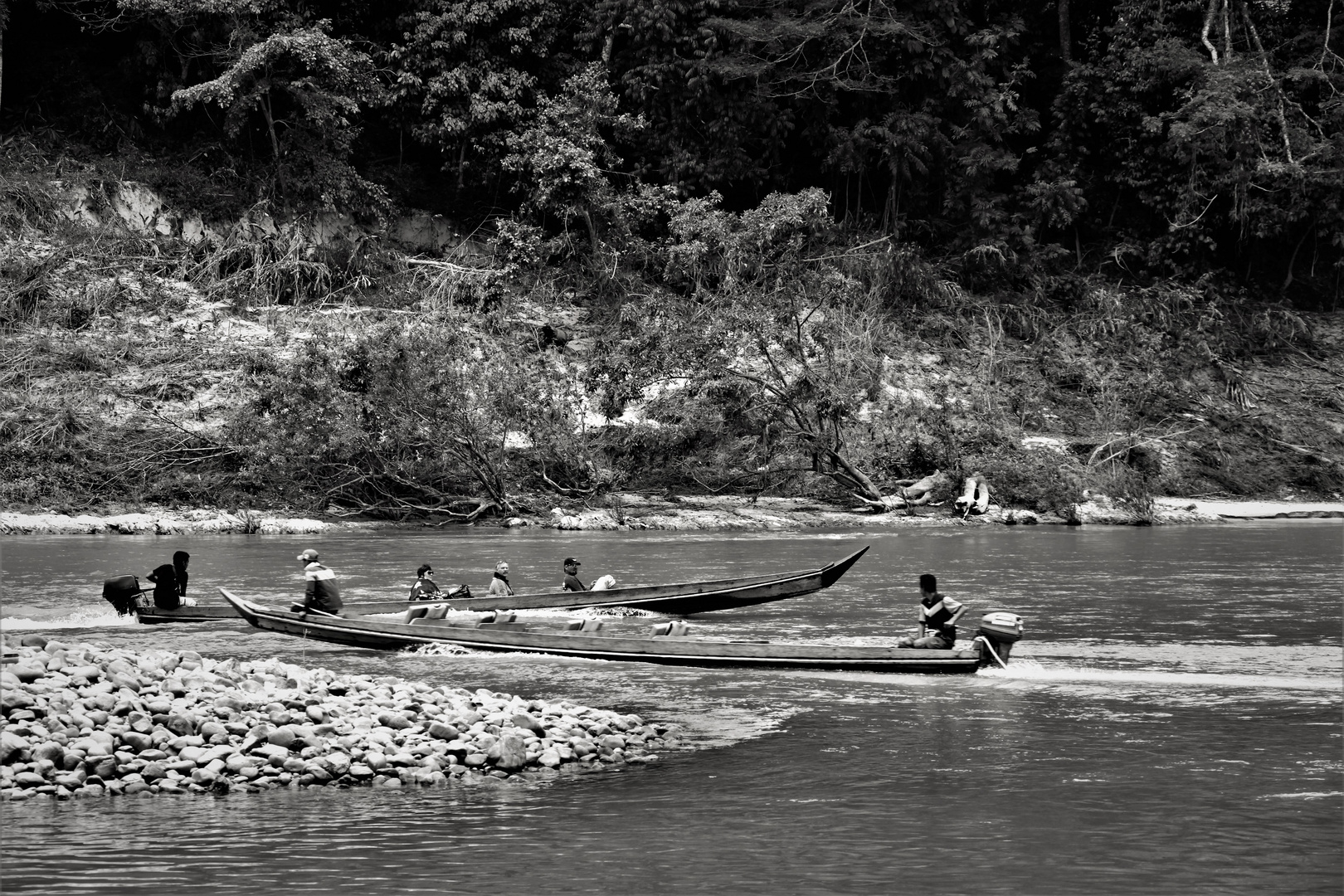 Crossing the river 1