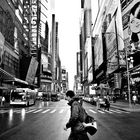 crosswalk at times square, new york city