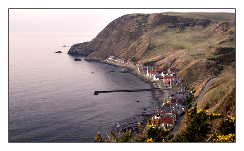 Crovie harbour