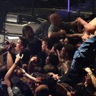 crowd surfers at BFMV show