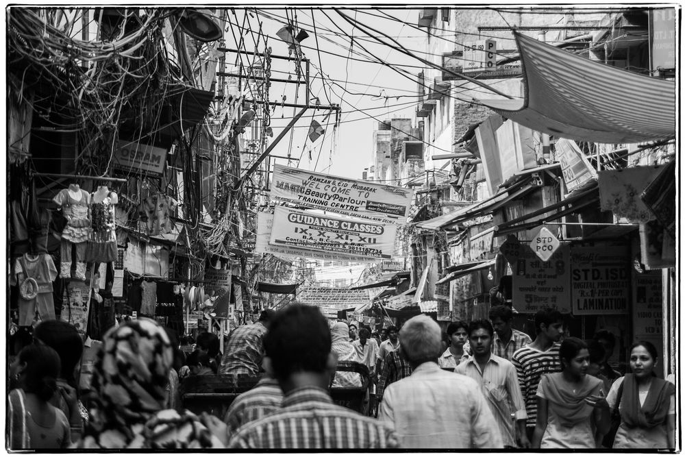 crowded street