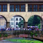 Crowds on the Ponte Vecchio