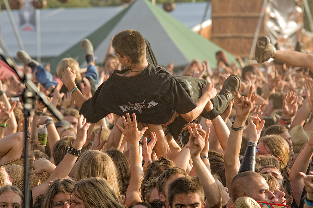 Crowdsurfing bei Torfrock