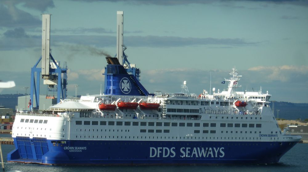 "Crown Seaways"-Fähre in Kopenhagen