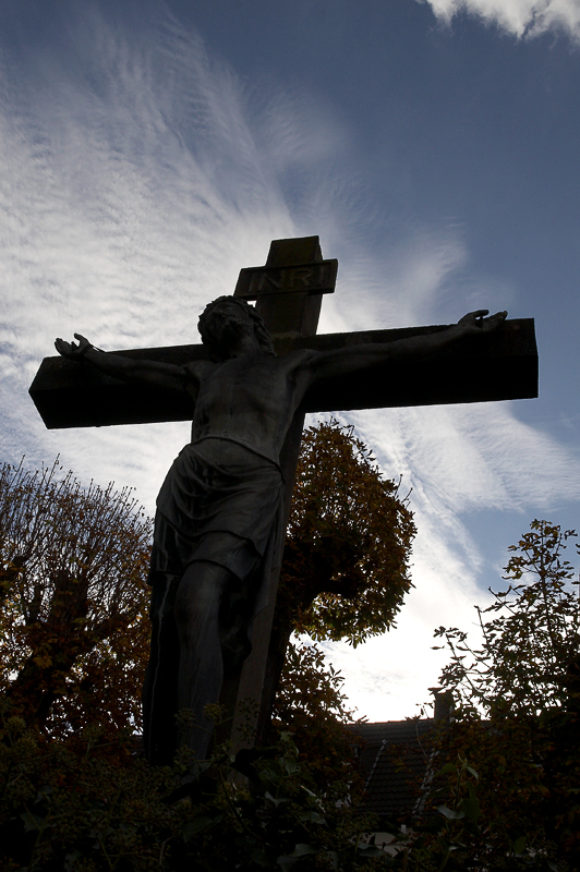 Crucifix in Silhouette