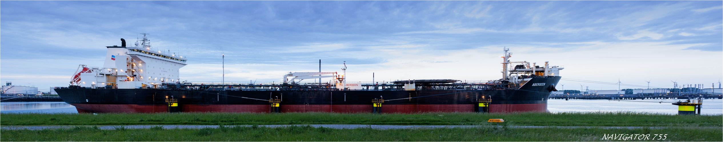 Crude Oil Tanker ABERDEEN,Calandkanal, Rotterdam.