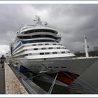 Cruise ship AIDA blu in Antwerp, March 31, 2010