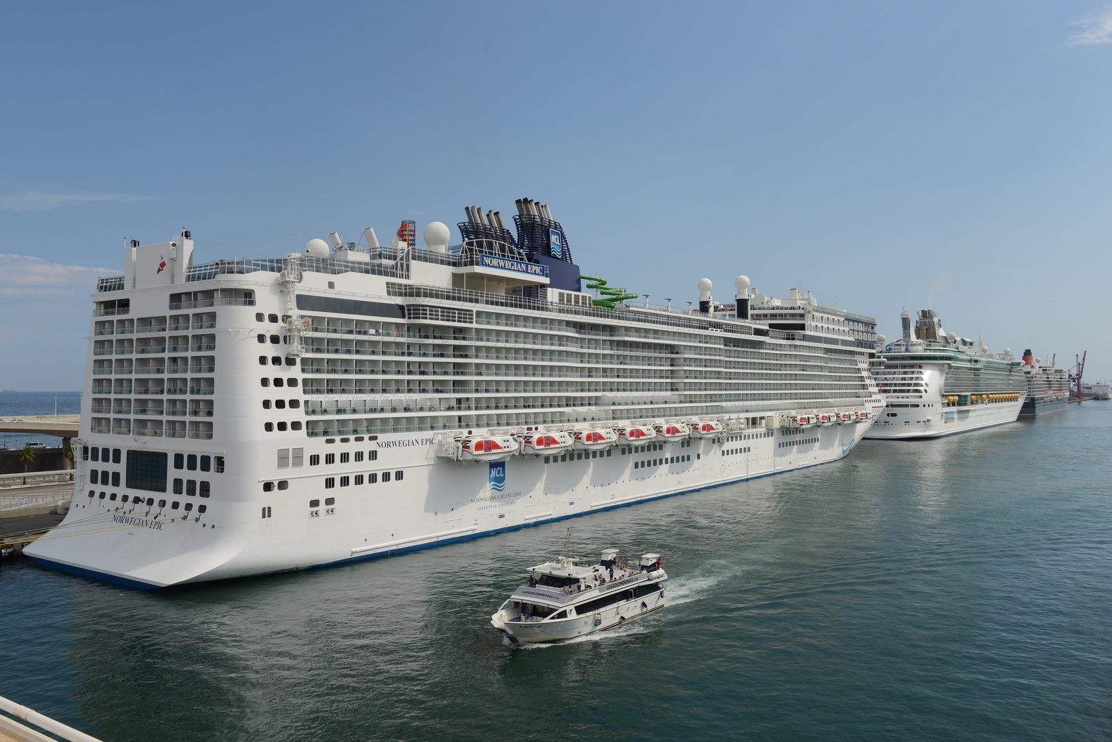 Cruise Ships in Barcelona