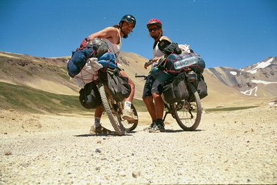 Cruzando la Cordillera de los Andes