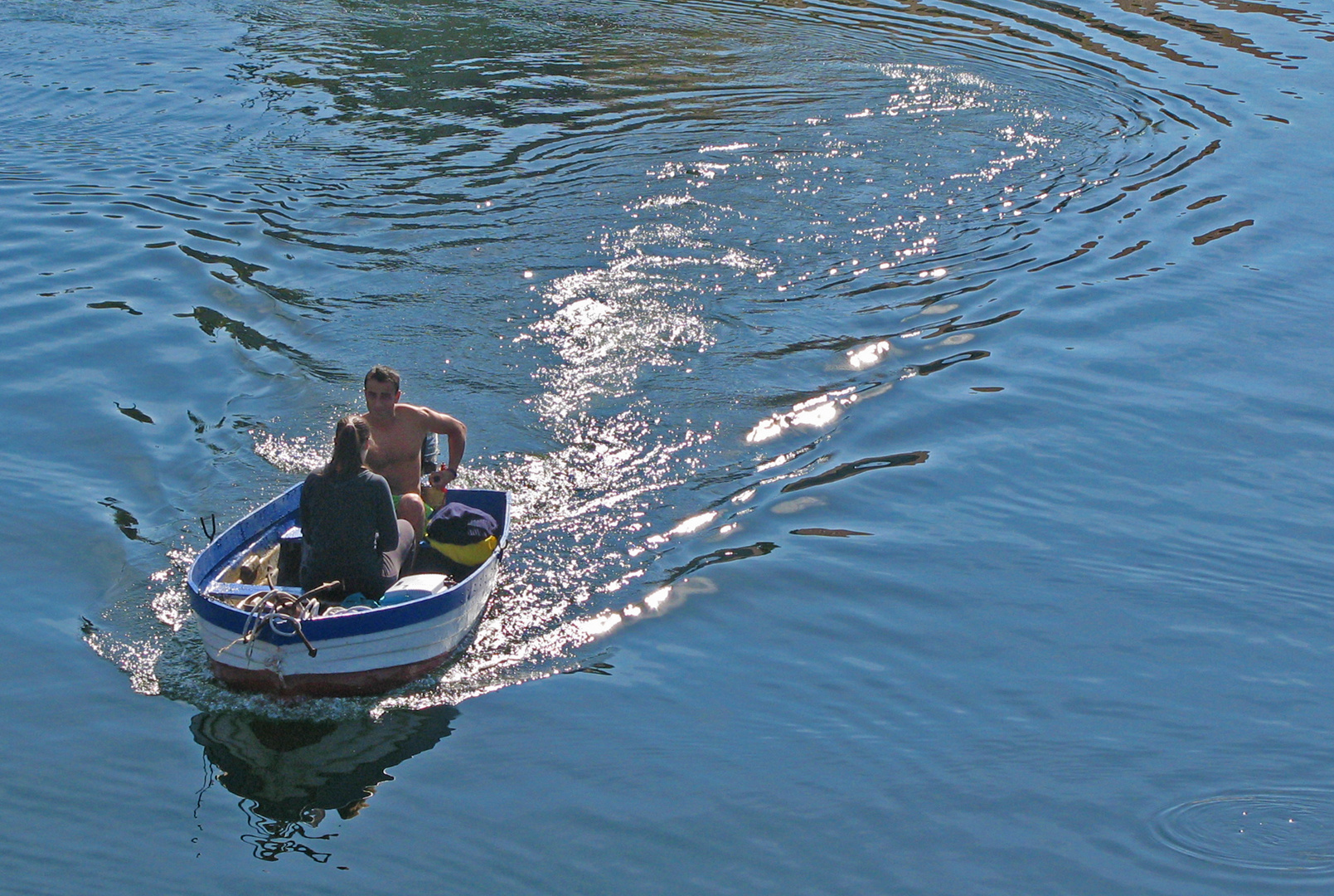 Cruzando la ría