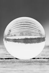 crystal ball by the lake