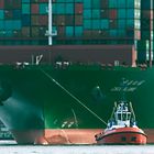 CSCL Globe verlässt Hamburg